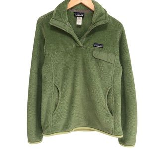 ⭐️Patagonia Green Re Tool Snap T Pullover Green Medium⭐️